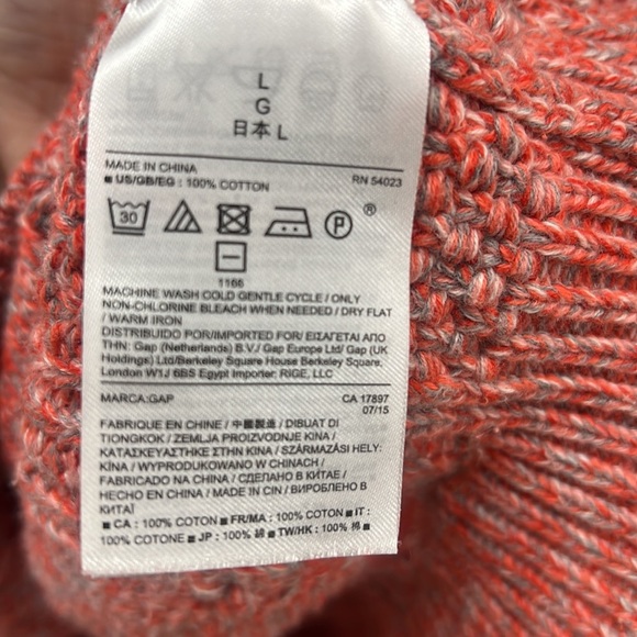 Gap Cable Knit Crewneck Sweater Size Large - Picture 5 of 5